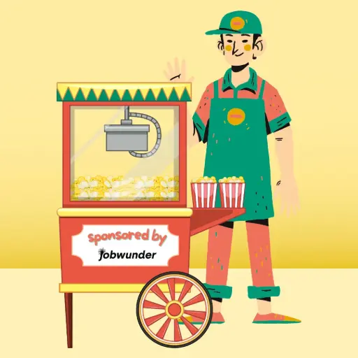 Popcorn-Stand Sponsoring-Paket